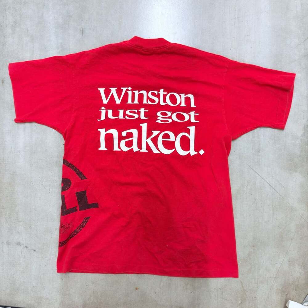 Fruit of the Loom Winston Cigarettes No Bull T-Shirt Size XL Red